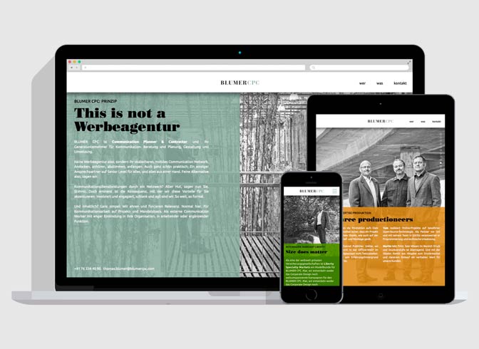 Blumer CPC Communication Planner & Contractor